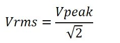 AC to DC Converter: Everything You need to Know 1 Relation between rms and peak value