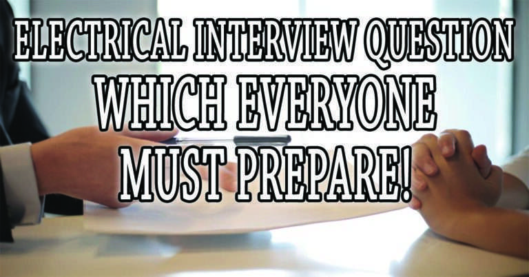 Electrical Interview Questions - Unlock Success in Your Career