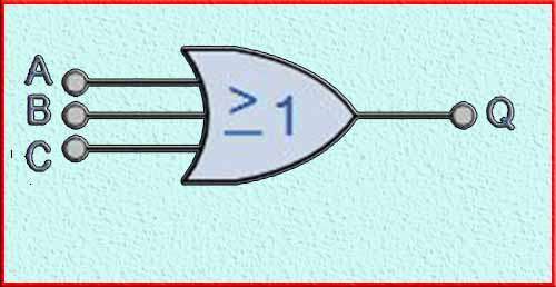 3-input logic OR gate