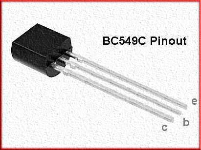 BC549C Pinout
