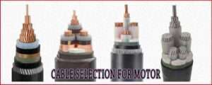 Cable Selection for Motor 2 Cable Selection for Motor 2