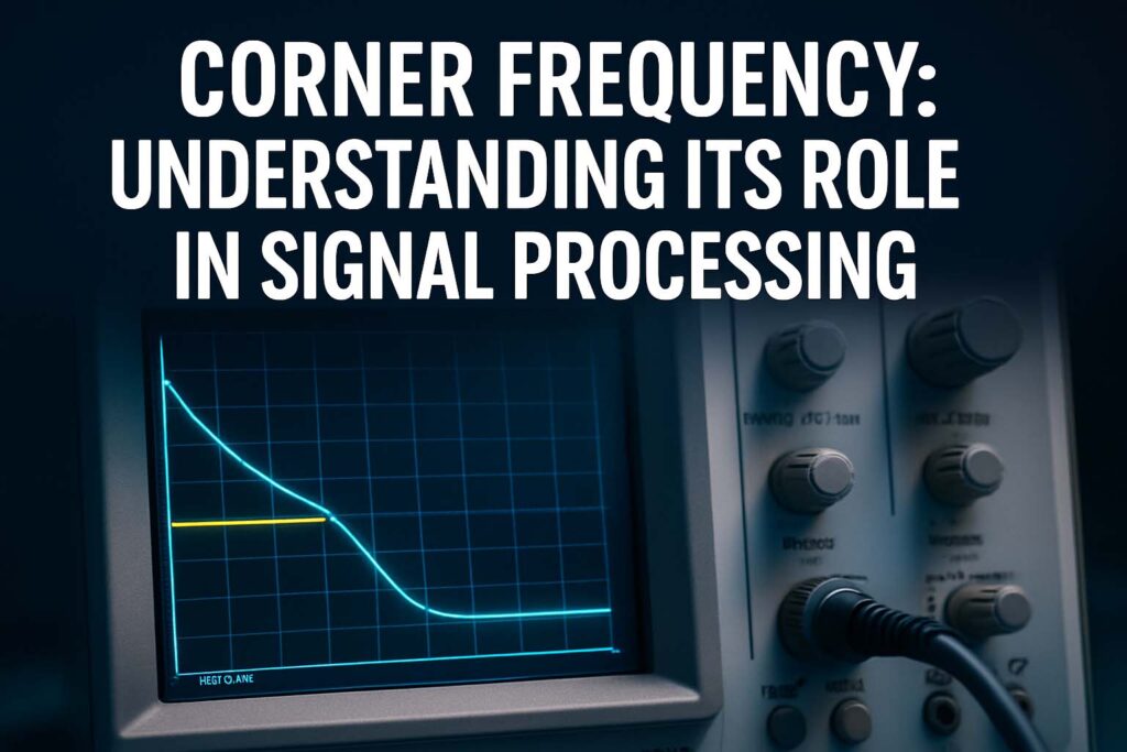 Corner Frequency: Understanding Its Role in Signal Processing 1 Corner Frequency: Understanding Its Role in Signal Processing