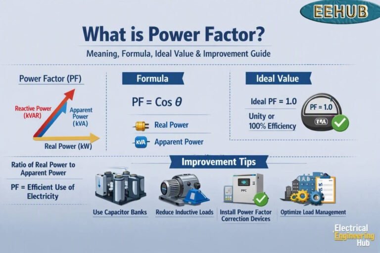 What is Power Factor? Formula & Improvement Guide 6 What is Power Factor Meaning, Formula, Ideal Value & Improvement Guide
