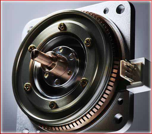 Ultrasonic Motor - A close-up view of an ultrasonic motor, a precise and high-performance electromechanical device.