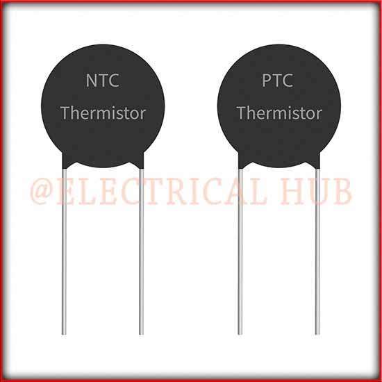 Thermistor - Visual representation of a thermistor, a type of temperature-sensitive resistor