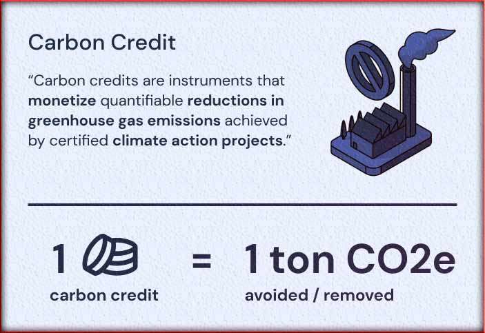 Carbon Credit Value - Visual representation exploring the worth of a single carbon credit.