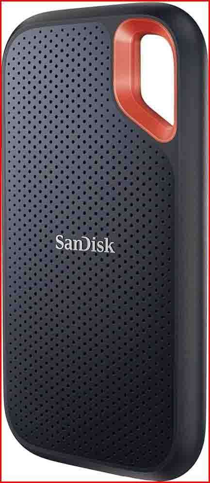 SanDisk 2TB Extreme Portable SSD: USB-C, Up to 1050MB/s, IP65 Water & Dust Resistant