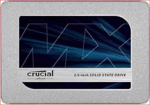Crucial MX500 1TB Internal SSD: 3D NAND SATA 2.5 Inch