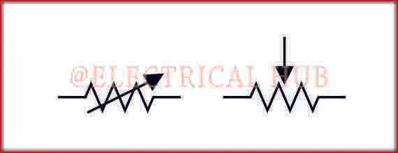Rheostat Symbol - Electrical Circuit Component