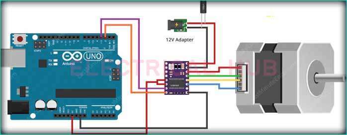 Arduino Code for DRV8825 Stepper Motor Driver - Visual Programming Reference