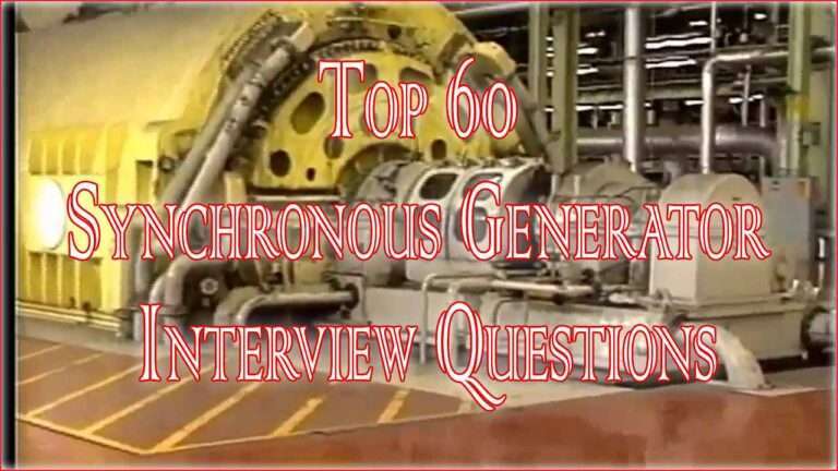 Synchronous Generator Interview Questions - Expert Insights for Success