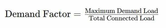 Demand Factor and Diversity Factor