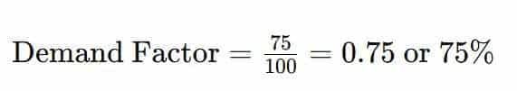 Demand Factor and Diversity Factor