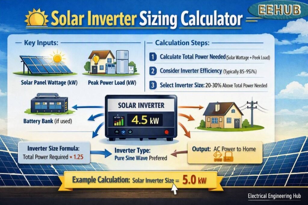 Solar Inverter Sizing Calculator