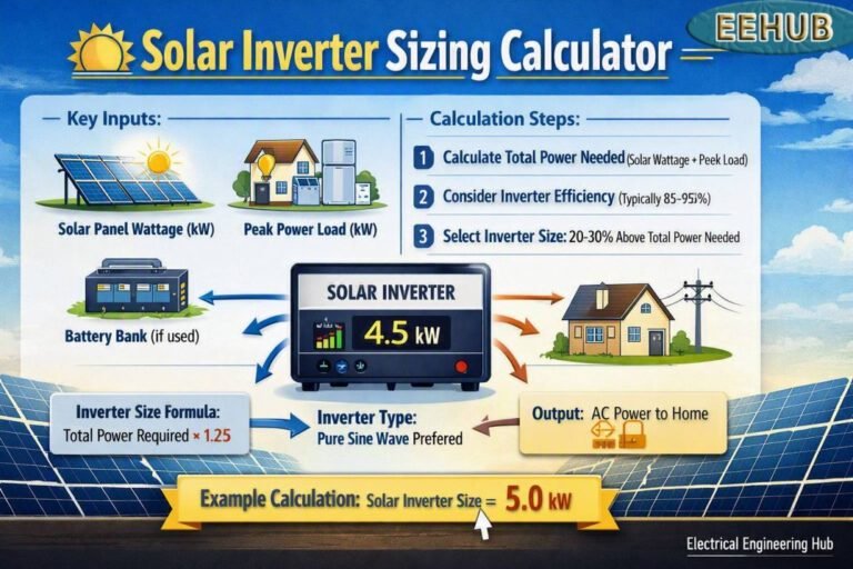 Solar Inverter Sizing Calculator: Find the Right kVA 2 Solar Inverter Sizing Calculator