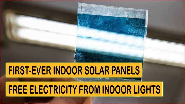 First-Ever Indoor Solar Panels: Harnessing Free Electricity from Indoor Lights