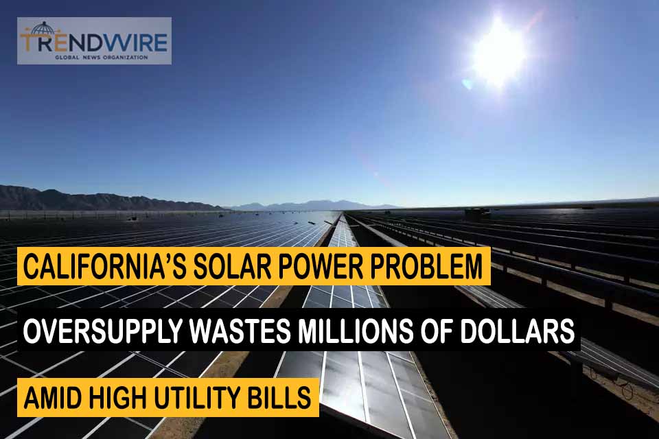 California’s Solar Power Problem: Oversupply Wastes Millions of Dollars Amid High Utility Bills