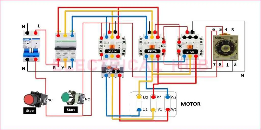 Star Delta Starter Diagram with Timer: A Complete Guide