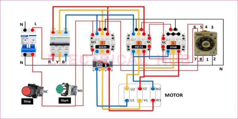 Star Delta Starter Diagram with Timer: A Complete Guide