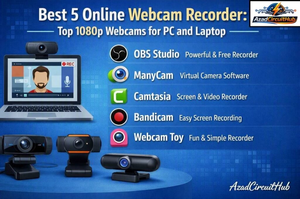 Best 5 Online Webcam Recorder Top 1080p Webcams for PC and Laptop