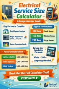 Electrical Service Size Calculator: Best Tool 2 Electrical Service Size Calculator Best Tool Electrical Service Size Calculator: Best Tool