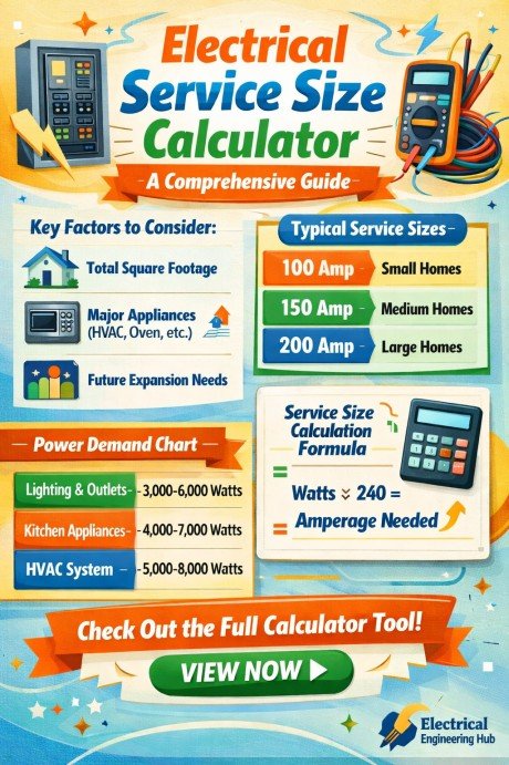 Electrical Service Size Calculator: Best Tool 1 Electrical Service Size Calculator Best Tool