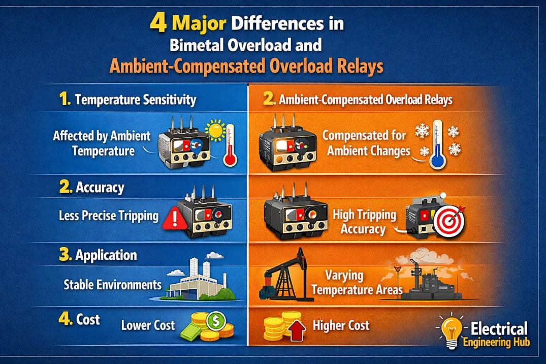4 Major Differences In Bimetal Overload And Ambient-Compensated ...