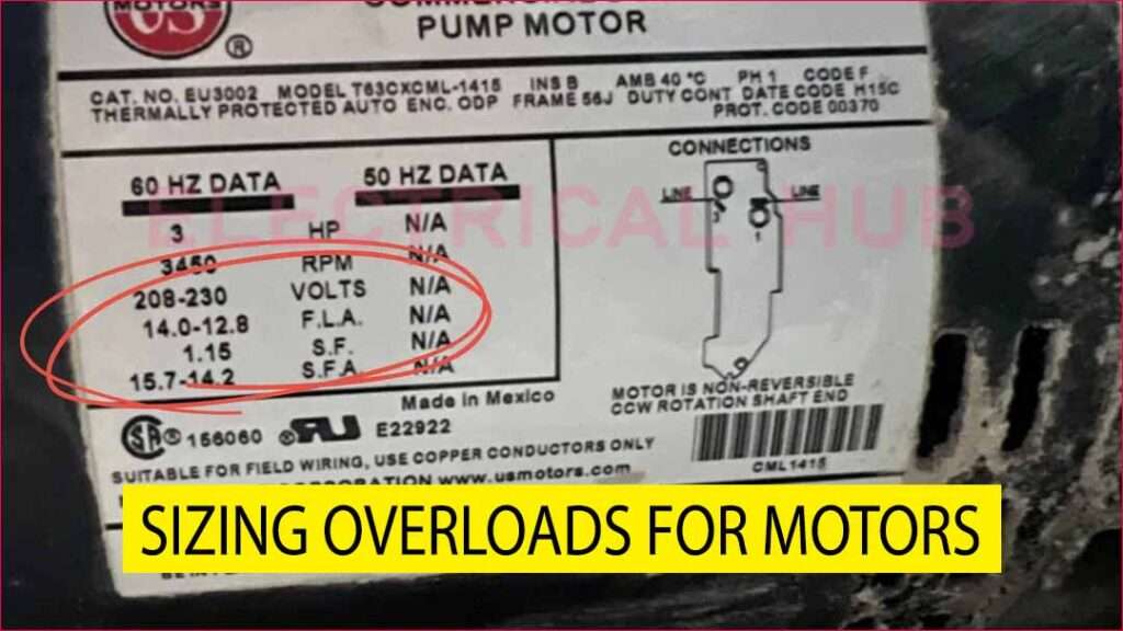 Sizing Overloads for Motors: A Comprehensive Guide