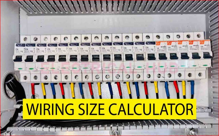 Wiring Size Calculator: A Comprehensive Guide