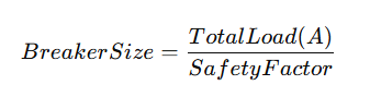  Circuit Breaker Sizing