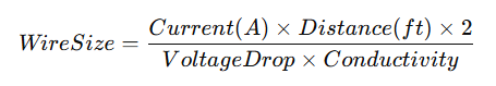 Wire Size Calculation