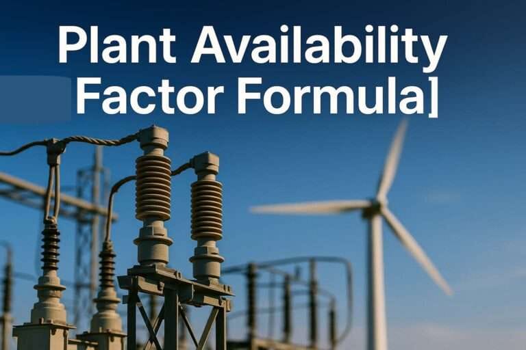 Plant Availability Factor Formula: A Complete Guide