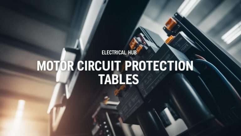 Motor Circuit Protection Tables: Complete Guide