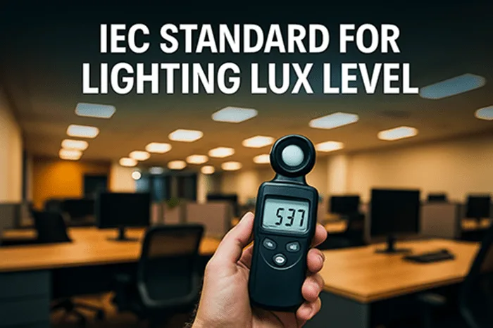 IEC Standard for Lighting Lux Level