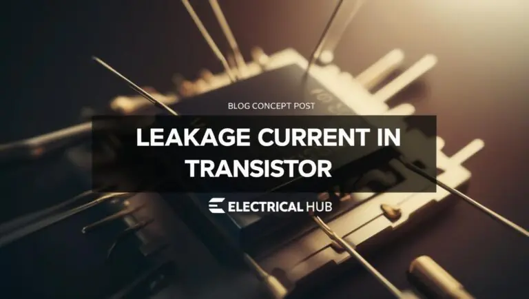 Leakage Current in Transistor: A Quick Guide