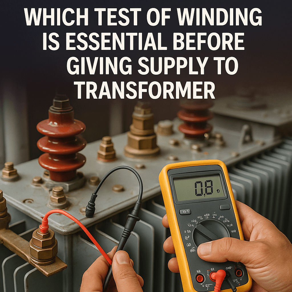 Which Test of Winding is Essential Before Giving Supply to Transformer 1 Which Test of Winding is Essential Before Giving Supply to Transformer