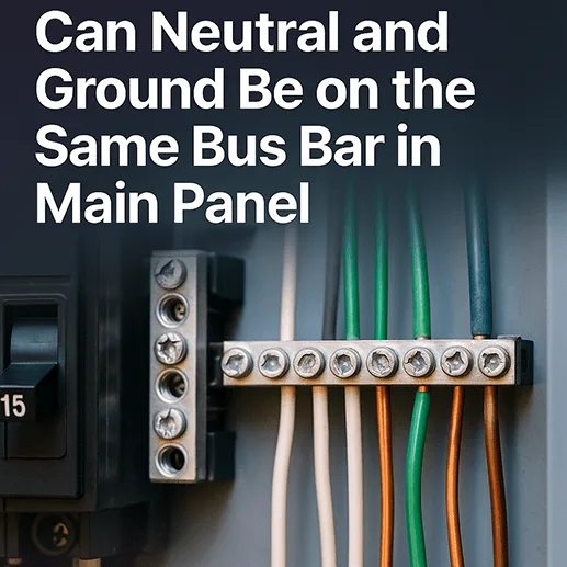 Can Neutral and Ground Be on the Same Bus Bar in Main Panel