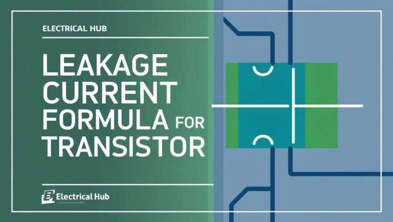 Leakage Current Formula for Transistor