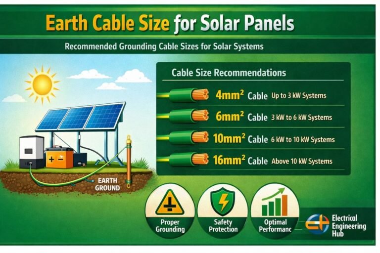 Earth Cable Size for Solar Panels 4 Earth Cable Size for Solar Panels