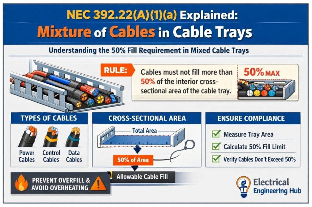 NEC 392.22(A)(1)(a) Explained: Mixture of Cables in Cable Trays 1 NEC 392.22(A)(1)(a) Explained Mixture of Cables in Cable Trays
