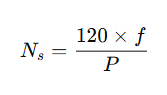 Induction Motor Calculations: Basics and Advanced Concepts 1 Synchronous Speed Calculation