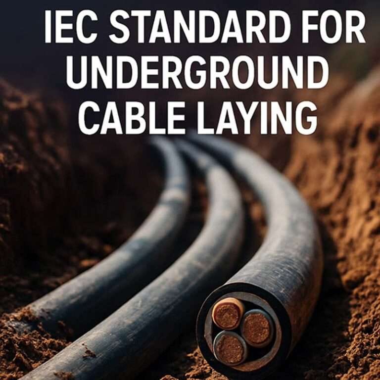 IEC Standard for Underground Cable Laying