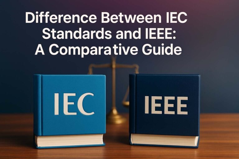 Difference Between IEC Standards and IEEE: A Comparative Guide 2 Difference Between IEC Standards and IEEE: A Comparative Guide