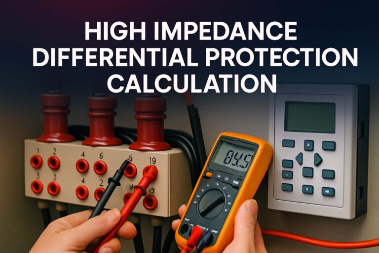 High Impedance Differential Protection Calculation