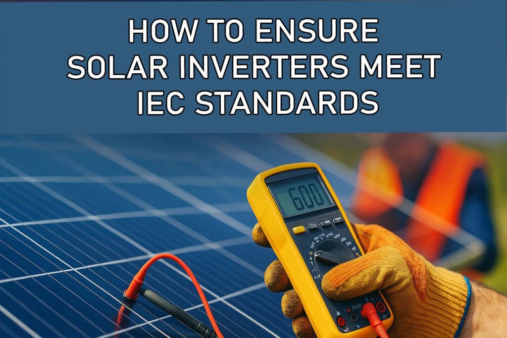 How to Ensure Solar Inverters Meet IEC Standards 1 How to Ensure Solar Inverters Meet IEC Standards