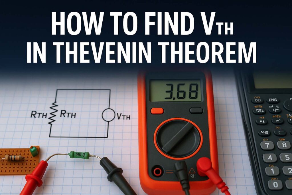 How to Find Vth in Thevenin Theorem 1 How to Find Vth in Thevenin Theorem