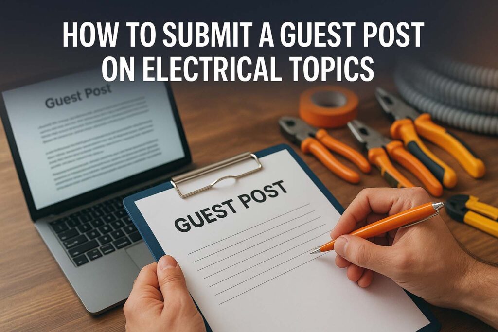 How to Submit a Guest Post on Electrical Topics: A Guide for Tech Writers 1 How to Submit a Guest Post on Electrical Topics: A Guide for Tech Writers