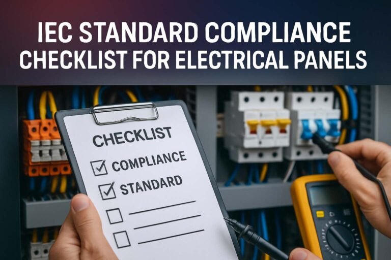 IEC Standard Compliance Checklist for Electrical Panels 1 IEC Standard Compliance Checklist for Electrical Panels