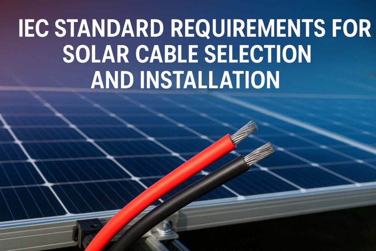 IEC Standard Requirements for Solar Cable Selection and Installation