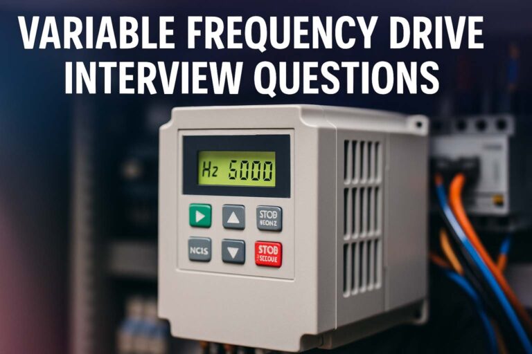 Variable Frequency Drive Interview Questions